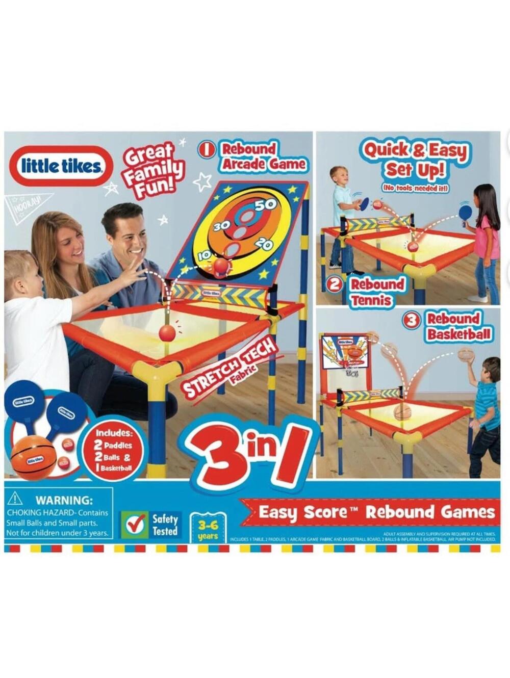 🔥NEW SEALED🔥 Little Tikes 3-in-1 Rebound Games